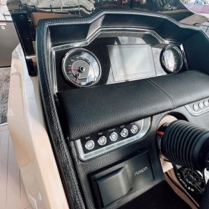 2025 Godfrey AquaPatio 25′ Flip Lounge Tritoon – 255 SFL