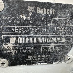 2019 BOBCAT Skid Steers T740